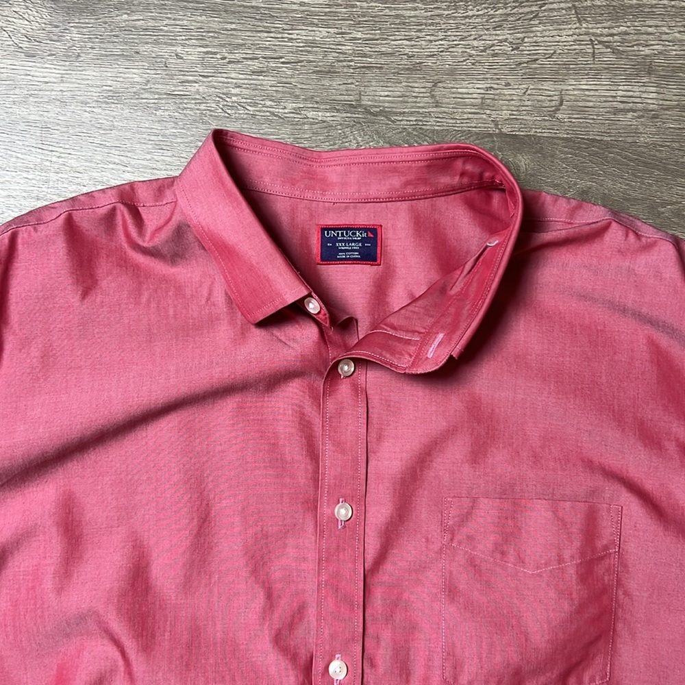 Untuckit Washington Nationals Red Button Down Shirt - Picture 4 of 9